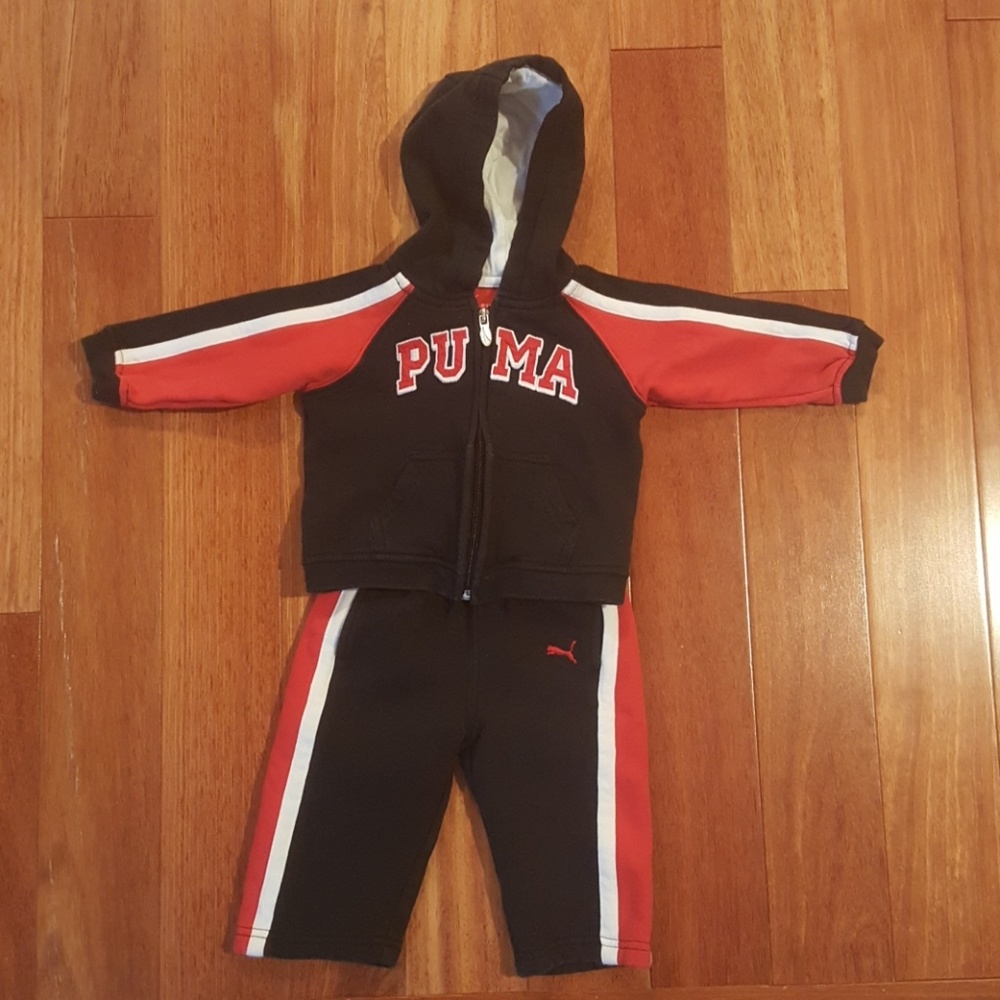 Baby puma sweatsuit